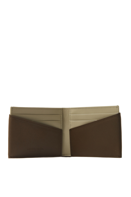 Intrecciato Oblique Bi-Fold Wallet